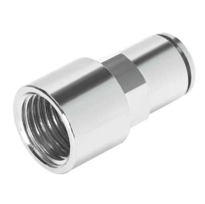 Priama pneumatiká nástrčná spojka, BSPP vnútorný závit, celomosadzná